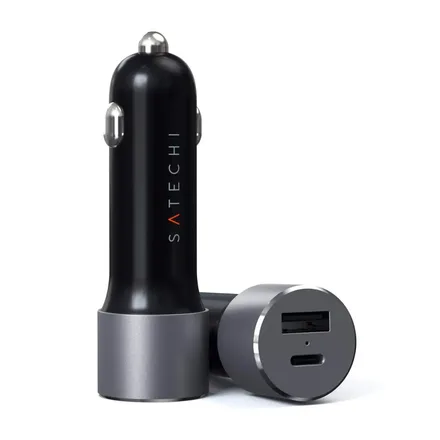 SATECHI CARGADOR ST-TCPDCCM USB-C 72W SPACE GRAY