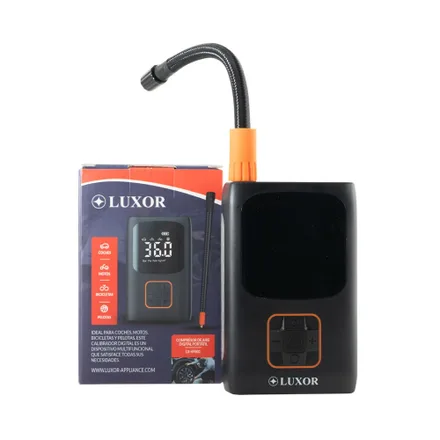 Compresor Recargable Luxor Lx Hf801 Digital Portátil