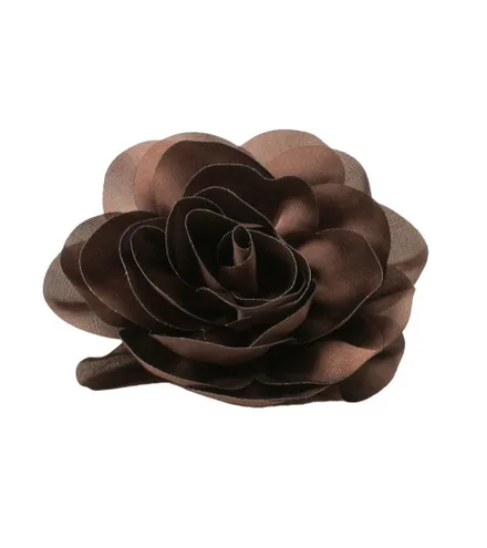 Broche Zapato Tacon Alto Mz 266 13 Flor Castano
