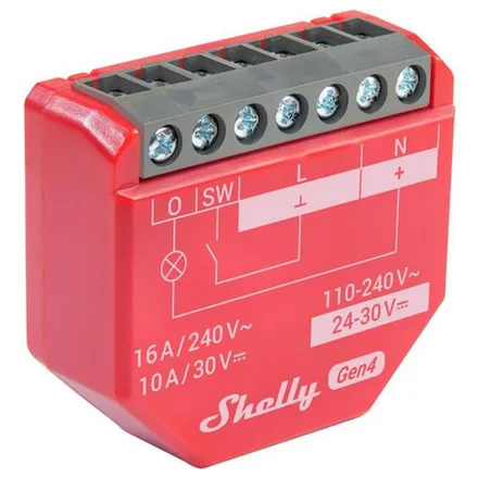 Interruptor Shelly 4 1PM 10A 110