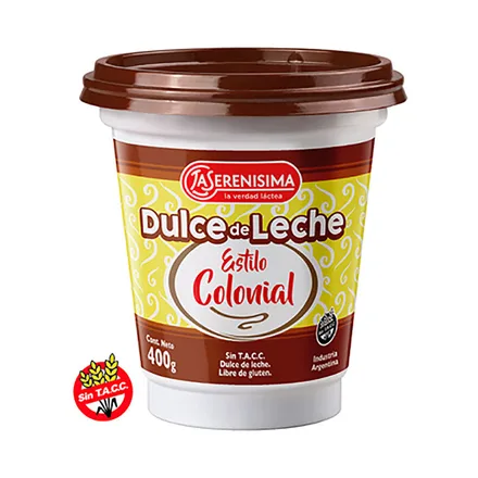 Dulce Leche La Serenisima Estilo Colonial 400g