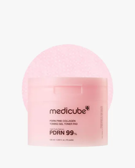 Almofadas Tonicas Medicube Pdrn Pink Collagen Toning Gel Pad 70 120ml
