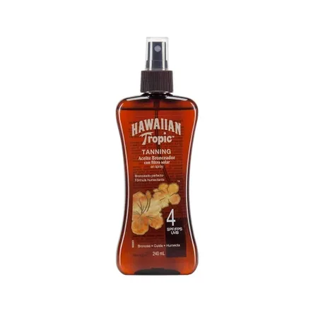 Aceite Bronceador Hawaiian Tropic Tanning Spf 4 240