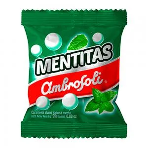 Bala Menta Mentitas Ambrosoli Tradicional 25g