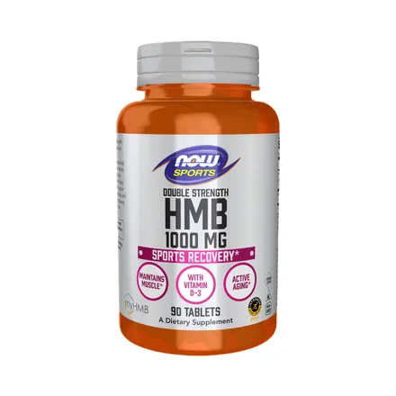 Suplemento Now Hmb Double Strength 1000 Mg 90 Tabletas