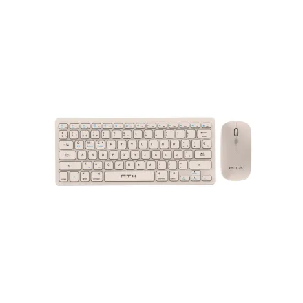 FTX TECLADO + MOUSE WIRELESS FTXGK03S ESP DORADO