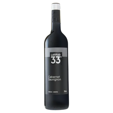 Vino Argentino Tinto Latitud 33 Cabernet Sauvignon 750ml