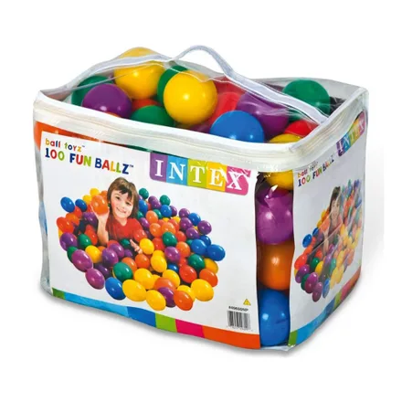 Pelotas Coloridas Intex 100