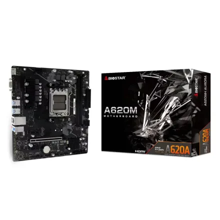 Placa Mae Biostar Ddr 5 Socket AM5 Chipset A620 Atx