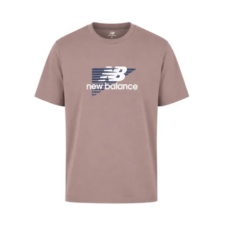Remera New Balance Mt53003 Eas Heathertech Graphic Masculino