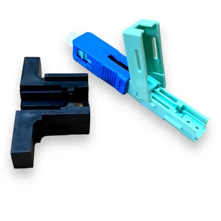 F. CONECTOR RAPIDO SC-UPC CLICK REUTILIZAVEL (ABRE) AZUL