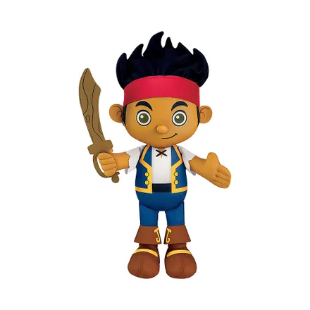 Peluche Mattel Fisher Price Disney Jake Los Piratas Del Pais Nunca Jamas Surtido 1 Pieza