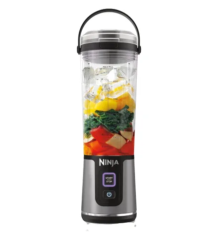 NINJA LIQUIDIFICADOR BC151EUBK PORTÁTIL RECARREGÁVEL CINZA