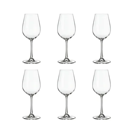 Set Copas Vino Bohemia Sarah 6 Piezas 400ml