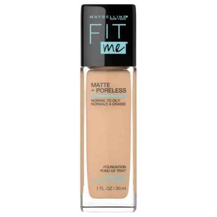 Maybelline Base Liquida Fit Me Mate Plus Poreless Warm Nude 128GB 30ml