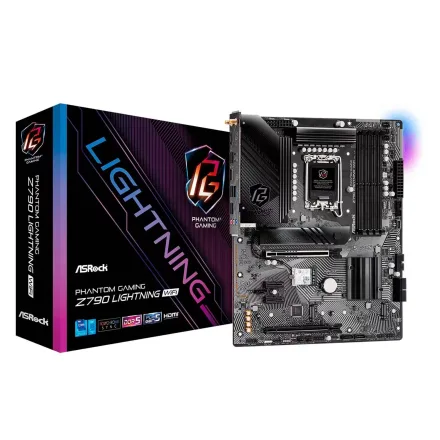Placa Mae Asrock Z790 Pg Lightning Ddr 5 Socket Lga 1700 Chipset Z970 Atx