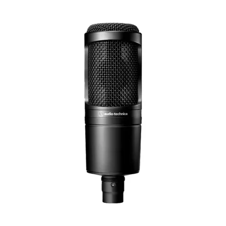 Micrófono Vocal Audio Technica At2020 Negro