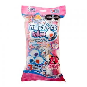 Marshmallow Las Delicias Recheio Pack X3 Pacote 252g