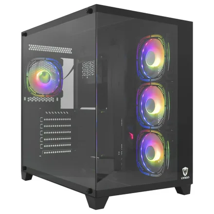 Gabinete Gamer Satellite K896 Atx Con 4 Coolers