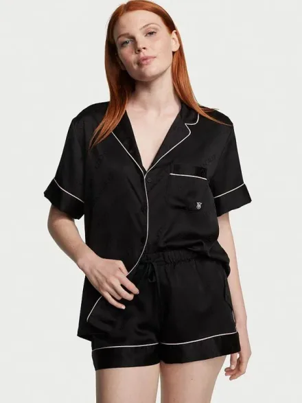 VICTORIA'S SECRET PIJAMA C/SHORT NEGRO (T) XS