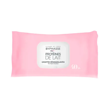 Toallitas Desmaquillantes Byphasse Proteines Lait 40