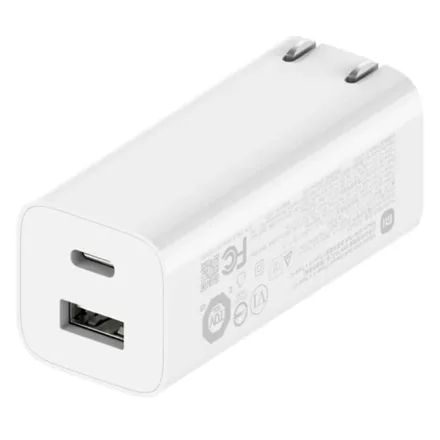 Carregador de Parede Xiaomi Mi 65W GAN USB-A+USB-C – 36012