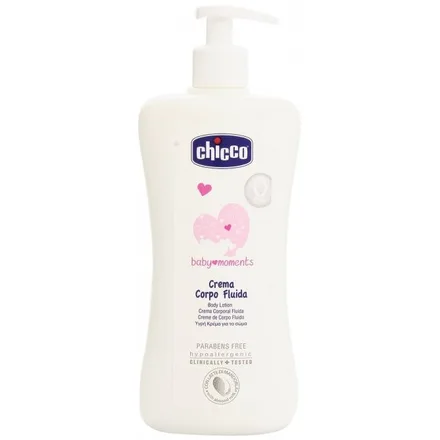 Crema Corporal Fluida Chicco Baby Moments 00 500ml
