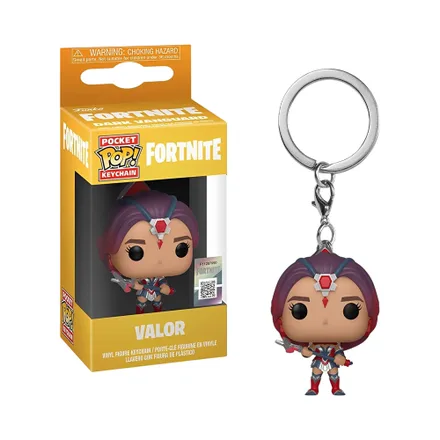 Llavero Funko Pop Valor Fortnite