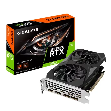 Placa Video Gigabyte Windforce Oc Geforce Rtx 3050 Gddr 6 Gv 6GD