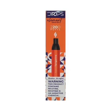 Pod Descartavel Drops 2200 Puffs Tangerine