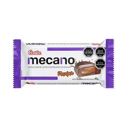 Chocolate Costa Mecano Manjar 95g