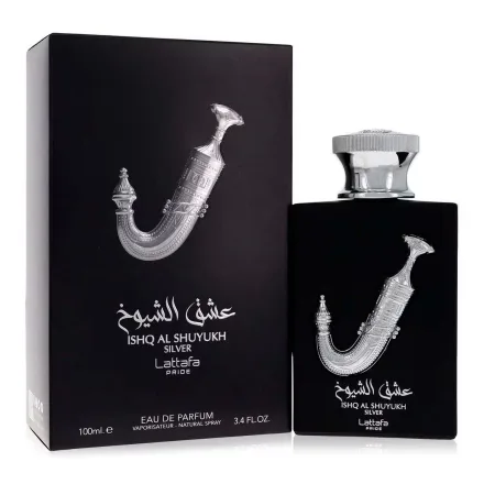 Perfume Lattafa Ishq Al Shuyukh Silver Eau Parfum Unissex 100ml