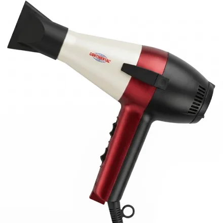 Secador de Cabelo Continental RCY2005 2.000 watts 127V ~ 60Hz - Branco Vermelho Preto