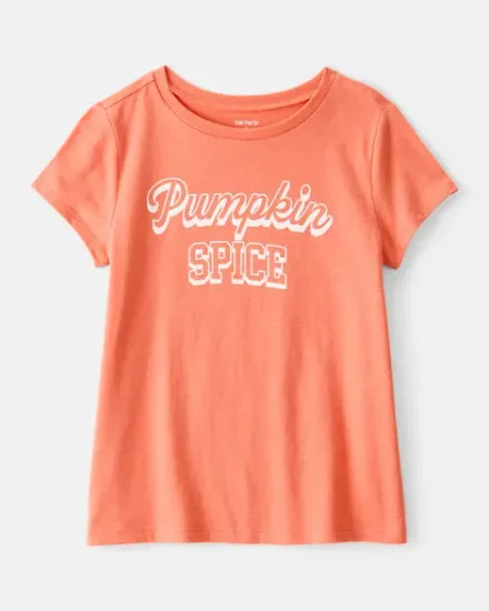 Carters Remera Naranja Pumpkin Spice 6