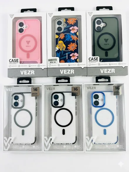 Vezr Capa Protectora iPhone 16 Varios Colores