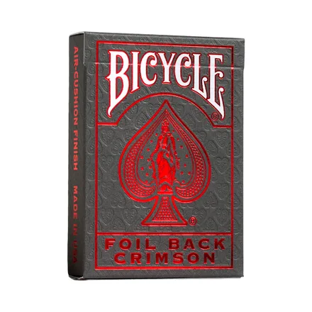 Juego Mesa Bicycle Naipes Metalluxe Crimson 56 Cartas