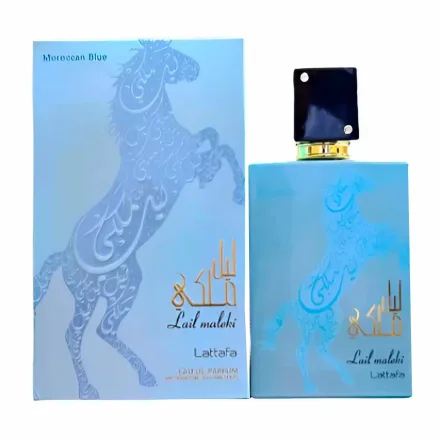 Perfume Lattafa Lail Maleki Moroccan Blue Eau Parfum Unissex 100ml
