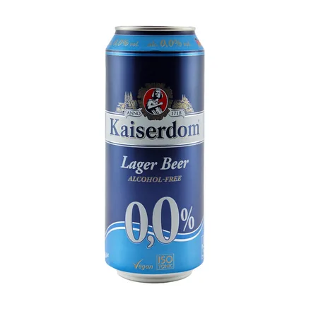 Cerveza Kaiserdom Lager Beer Sin Alcohol Lata 500ml