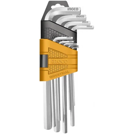 Ingco Juego Llaves Hexagonal 9PCS