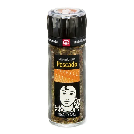 Condimento Carmencita Pescado Molinillo 62g