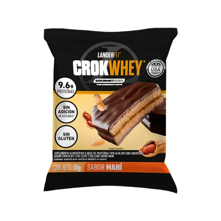 Alfajor Landerfit Crokwhey Mani 50 Gr