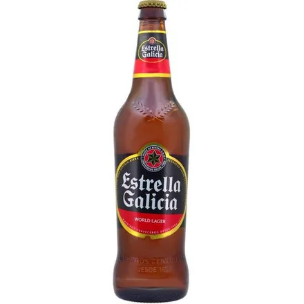 Cerveza Estrella Galicia Lager Botella 660ml