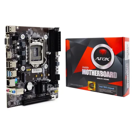 Placa Mae Afox IB85 MA2 V4 Socket Lga 1150 Chipset B85 Ddr 3 Atx