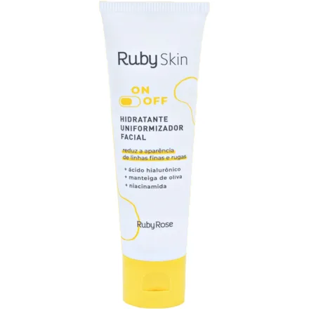 Hidratante Uniformizador Facial Ruby On Off Hb 408