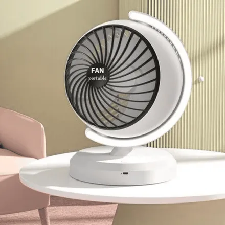 MINI VENTILADOR GLOBAL CIRCULAR C/LED V