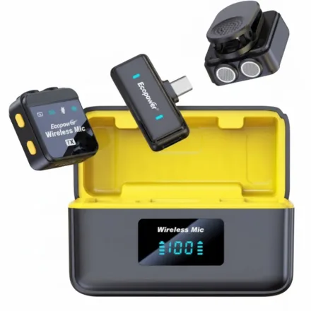 Ecopower Microfono Ep M092 Duo Lavalier