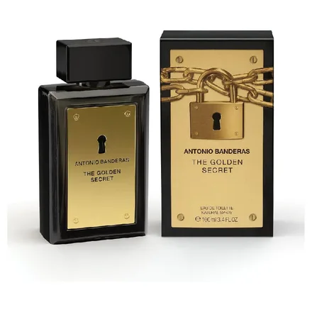 Antonio Banderas Secret Golden Masculino Eau Toilette 100ml