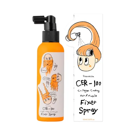 Spray Fijador Elizavecca Cer 100 Collagen Coating Hair Plus Muscle 150ml
