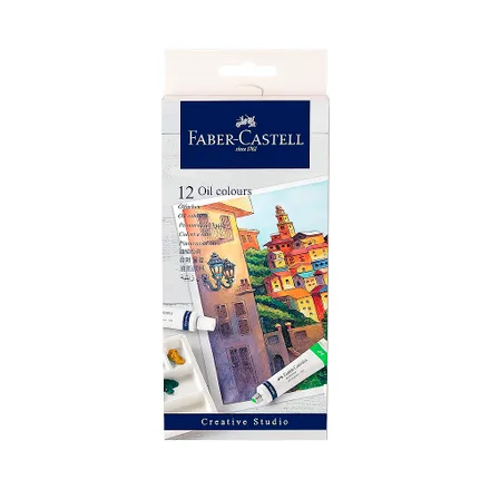 Pinturas Al Oleo Faber Castell Creative Studio Oil Colours 12