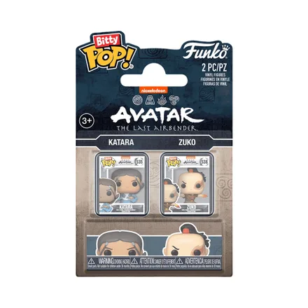 Muneco Bitty Pop Avatar Katara Zuko 2 Pc